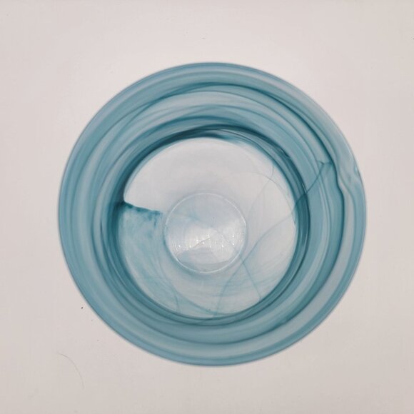 Blue Swirl Eco Glass Vase - Picture 2 of 5